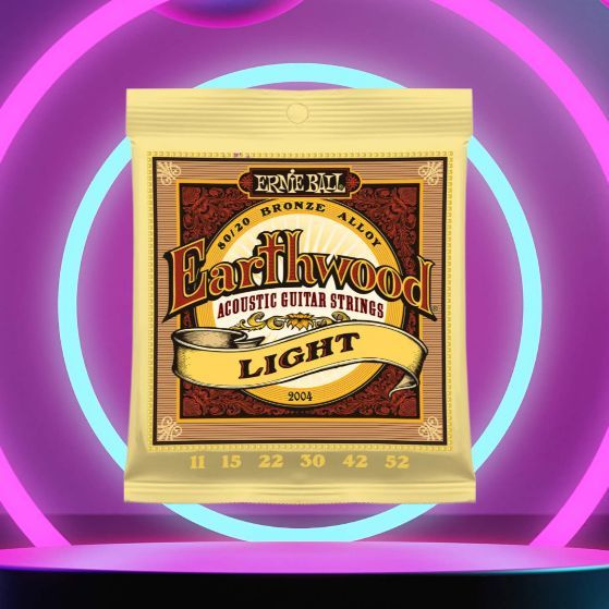 Струны для акустической гитары Ernie Ball 2004 Earthwood 11-52 бронза ...