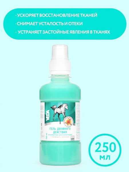 VEDA ЗооVip Гель 250 мл двойного действия охлаждающе-разогревающий с ...