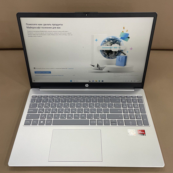 Ноутбук HP 15-fc0002ci, серый купить по низкой цене: отзывы, фото ...