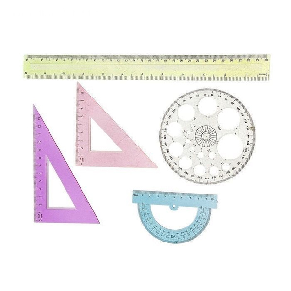 Линейка школьная / Набор геометрический, чертежный, блистер: линейка 30 ...