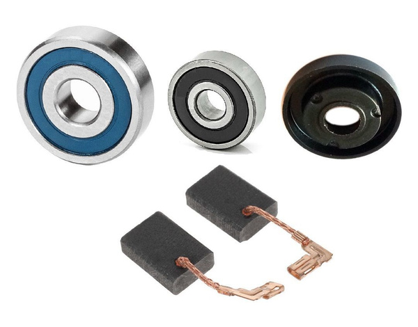 1набор- для болгарок Макита-9558 комплект: подшипники ротора, щетки ...