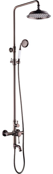Душевая стойка Lemark Peretto LM6362RB с тропическим душем, со ...