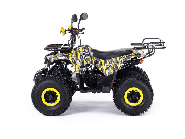 Квадроцикл бензиновый MOTAX ATV GRIZLIK PREMIUM 125 сс желтый камуфляж ...