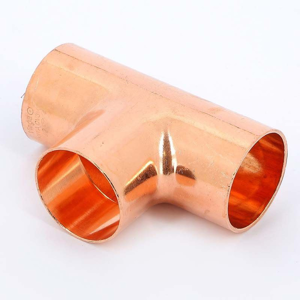 Тройник медный под пайку (42 мм), пайку (42 мм) - купить по выгодной ...