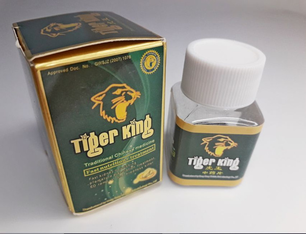Таблетки для повышения потенции Король Тигр Tiger King, 10 таблеток ...
