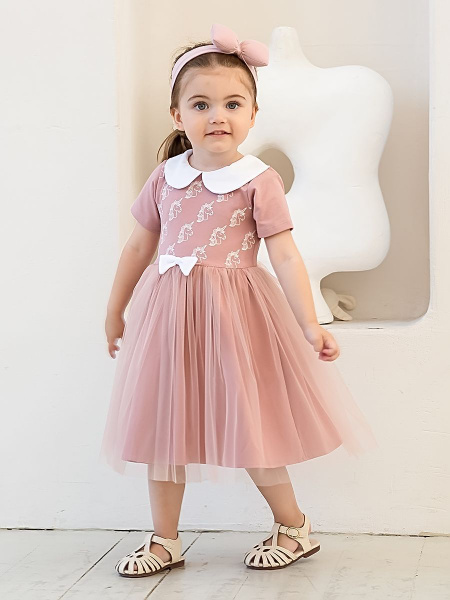 Платье детское нарядное для девочки Trendyco kids трикотажное на 1 ...