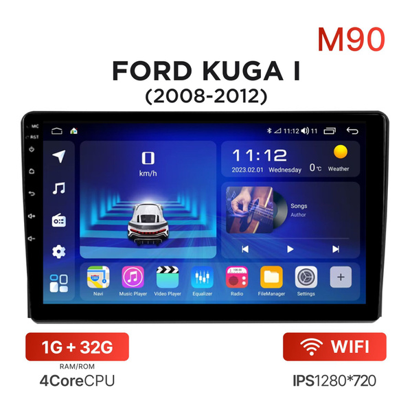 Магнитола Mekede M90 1/32 Гб Android для Ford Kuga I (2008-2012 ...