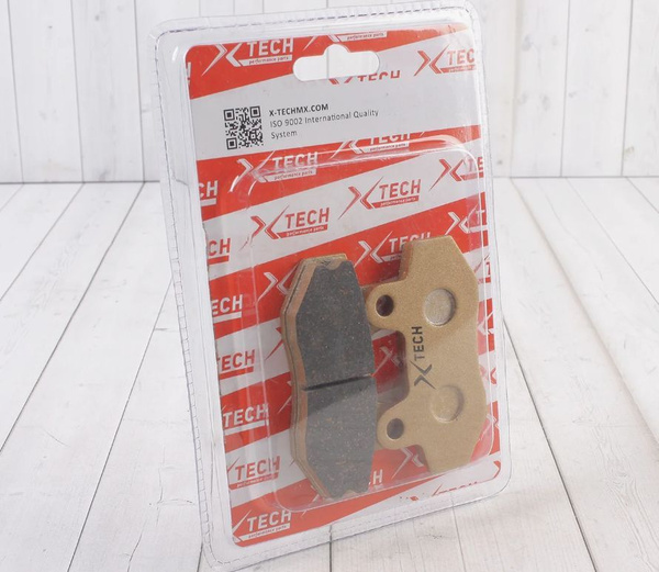 Колодки тормозные дисковые X-TECH (less-metallic) питбайк передние ...