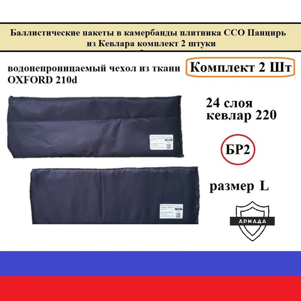 Баллистические противоосколочные пакеты из КЕВЛАРА в КАМЕРБАНДЫ (бока ...