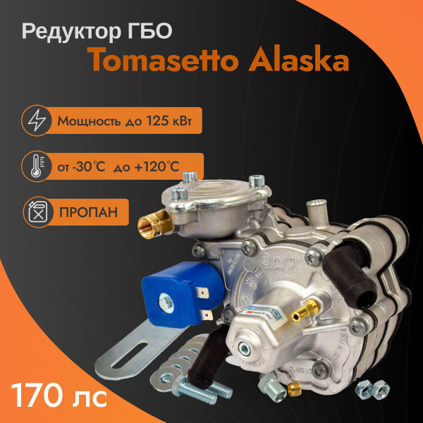 Редуктор ГБО 4 поколения Tomasetto ALАSKA - купить с доставкой по ...