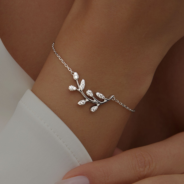 MIESTILO серебряный браслет женский - купить с доставкой по выгодным ...