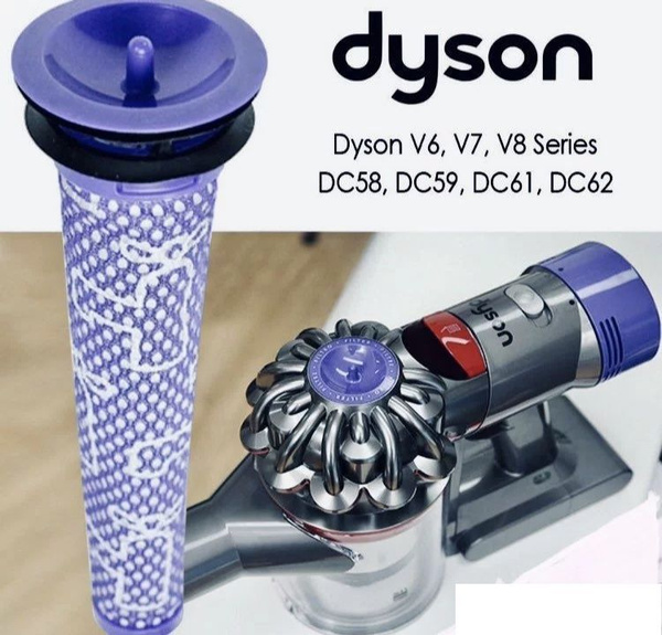 Пылесос дайсон как поменять фильтр Фильтр для пылесоса Dyson V6 V7 V8. DC 58 59 61 62. - купить с доставкой по выго