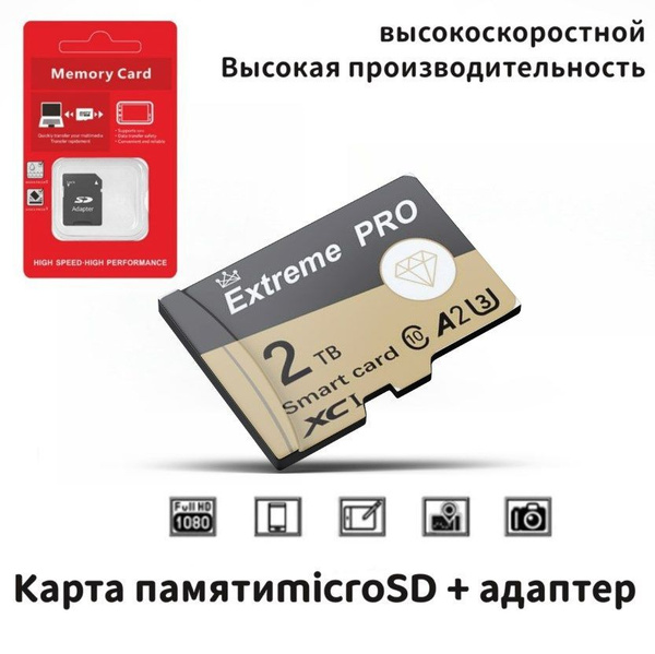 Карта памяти Extreme PRO 2 ТБ - купить с доставкой по выгодным ценам в ...
