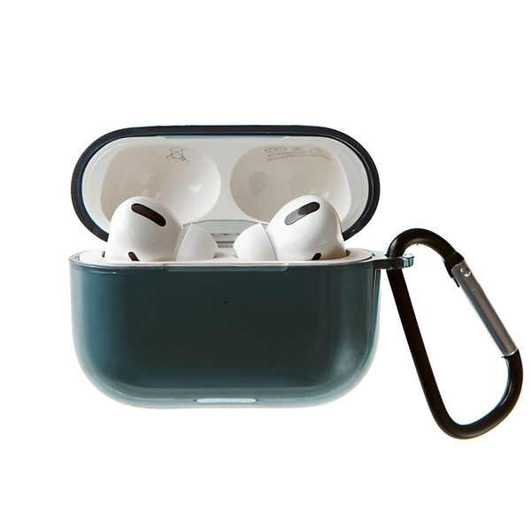 Прозрачный силиконовый чехол на Apple AirPods PRO 2 (Аирподс про 2) с ...