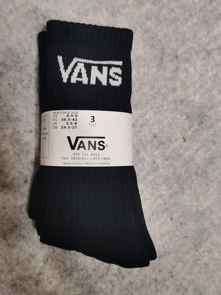 Комплект носков Vans, 3 пары - купить с доставкой по выгодным ценам в ...