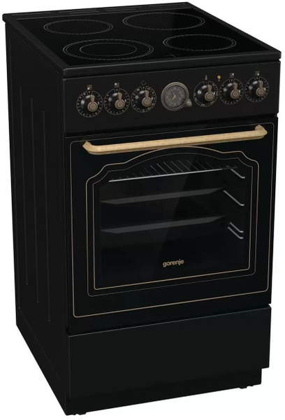 Плита Электрическая Gorenje GECS5B70CLB черный стеклокерамика (без ...