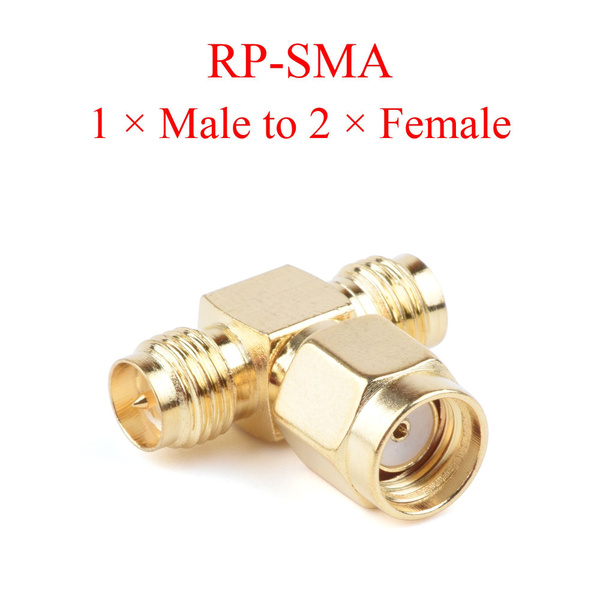 1 RF-коаксиальный разъем-разветвитель SMA/RP-SMA штекер/папа-папа ...
