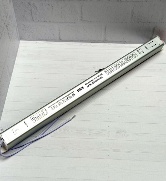 Блок питания для светодиодной ленты General, 24В, 36 Вт, IP20 - купить ...