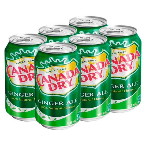 Газированный напиток Canada Dry Ginger Ale - имбирный эль (США), 355 мл ...