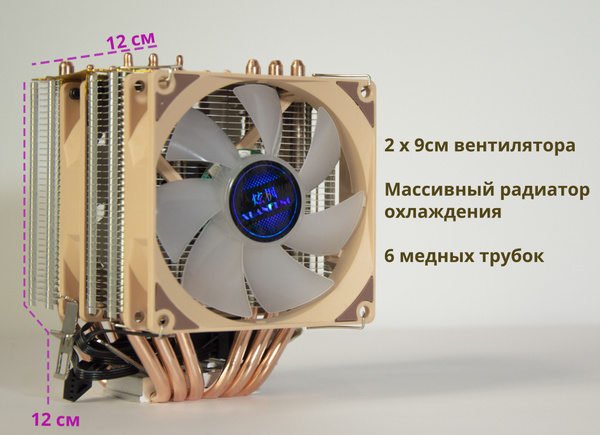 Кулер для процессора Xuanfeng LGA 775 115X 1200 1700 AM2 AM3 AM4 FM1 ...