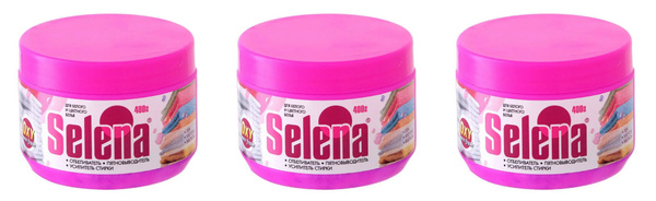 SELENA отбеливатель, усилитель стирки 400 г.-3уп. - купить с доставкой ...