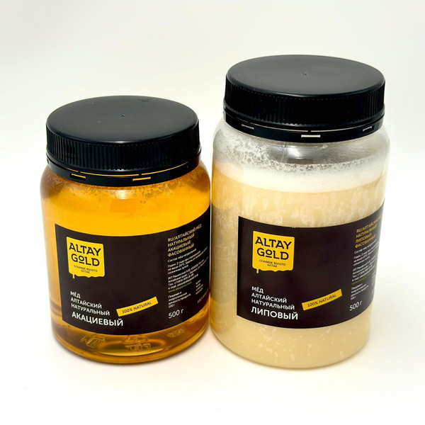 Мед Темное разнотравье и Донниковый ALTAY GOLD, полезные сладости без ...