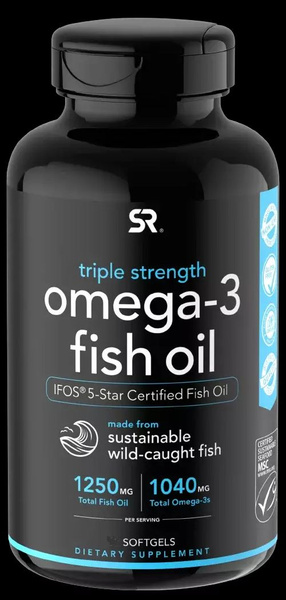 Омега 3 1250 мг Sports Research Omega 3 90 капс., - купить с доставкой ...