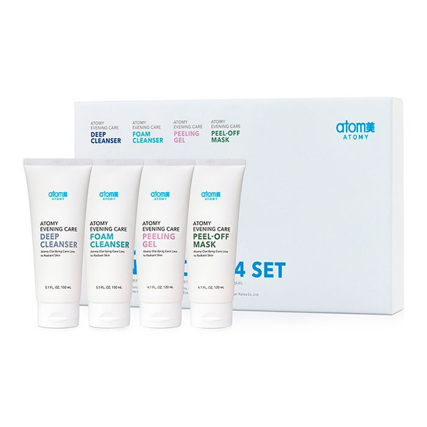 Atomy Evening Care 4 set Атоми Вечерний набор для очищения лица ...