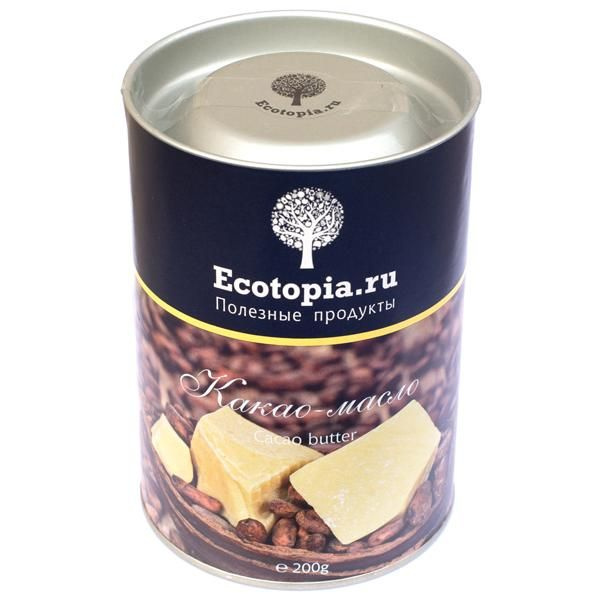 Ecotopia Какао-масло Нерафинированное 200г. 1шт. - купить с доставкой ...