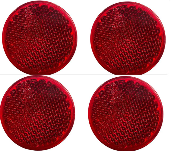 Катафот (светоотражатель) на прицеп / Круглый светоотражатель для ...