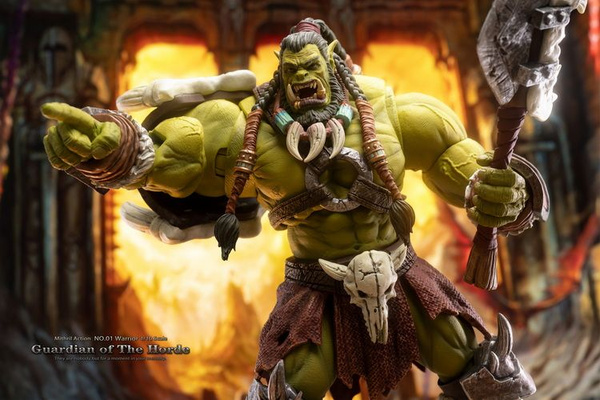 Фигурка Орк Воин Защитник Орды - Варкрафт. Orc Warrior Guardian of the ...