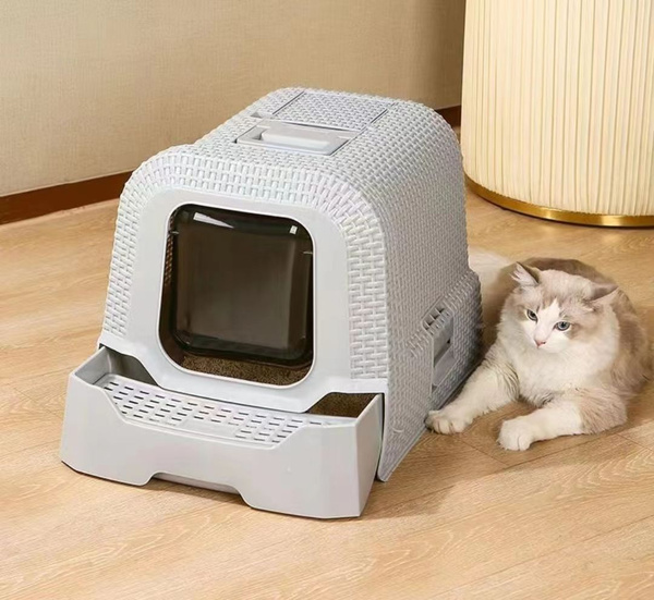 Закрытый кошачий туалет домик Curver Cat Litter Box. Лоток для кошек ...