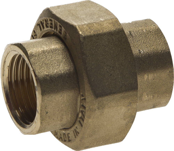 Фитинг (1/2"; гайка/гайка) для трубопровода GENERAL FITTINGS 51037-G/G ...