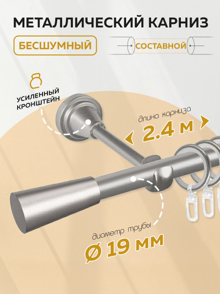 Вопросы и ответы о Карниз для штор настенный круглый однорядный ...