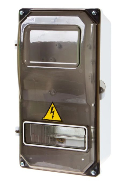 Щит распределительный навесной IEK ЩУРН-П 3/8 8 модулей IP55 пластик ...