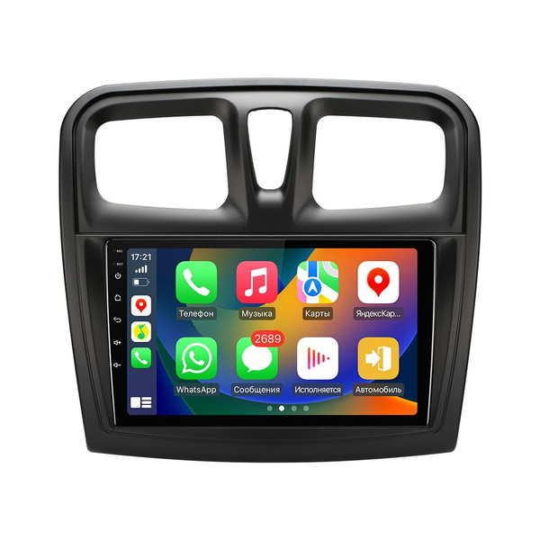 Головное устройство Android подходит для Рено Логан 2 Сандеро 2 For ...