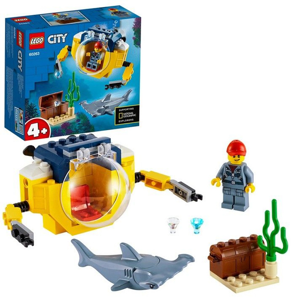 Конструктор LEGO City Мини-подводная лодка (60263) - купить с доставкой ...
