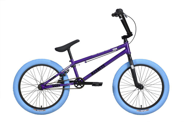 Велосипед Stark'24 Madness BMX 4 серо-фиолетовый/черный/синий - купить ...