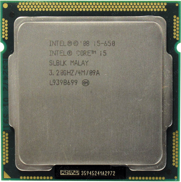 Процессор Intel Core i5-650 Core i5 1-го поколения, OEM (без кулера), 2 ...