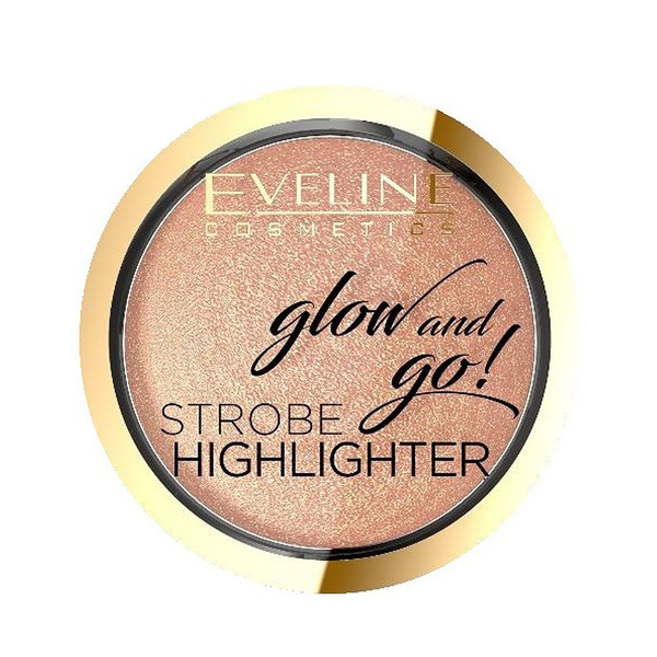 EVELINE Хайлайтер Glow And Go! запеченный, 8,5 г, 02 Gentle Gold ...