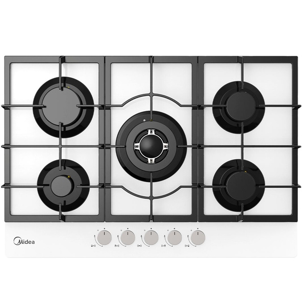 Газовая варочная панель Midea MG7560TGW купить по низкой цене с ...