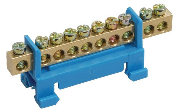 Характеристики Шина "N" нулевая с DIN-изолятором "Стойка" ШНИ-6х9-10-С ...