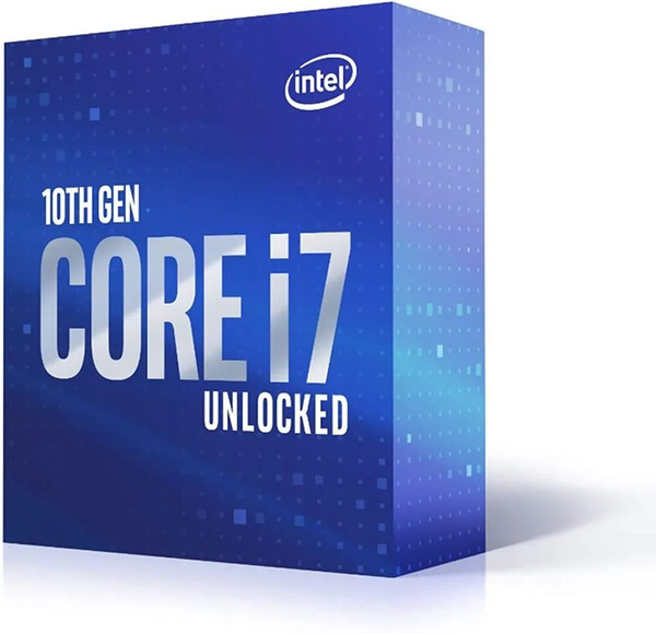 Процессор Intel i7-10700K Core i7 10-го поколения, BOX (без кулера), 8 ...