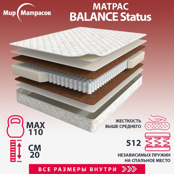 Матрас balance status 160х200