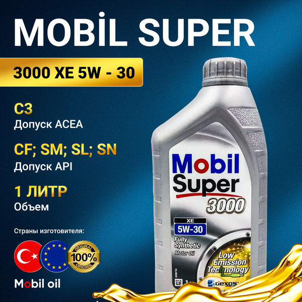 Масло моторное MOBIL 5W-30 Синтетическое - купить в интернет-магазине ...