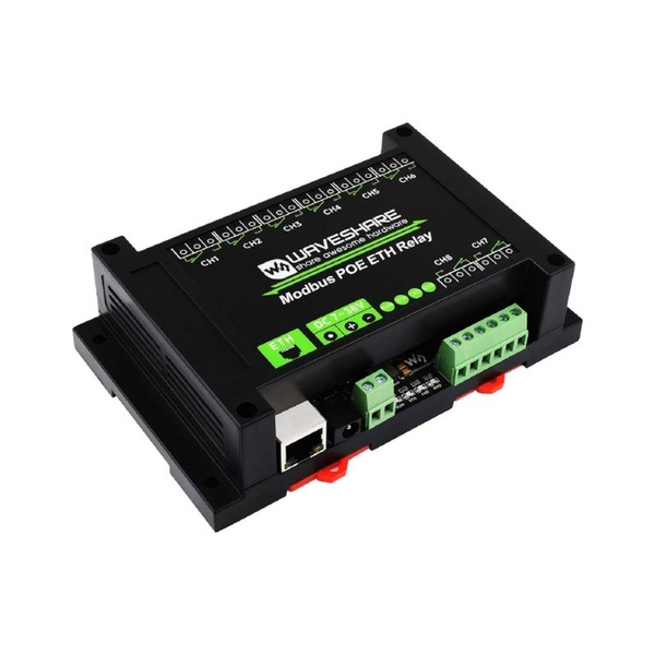 8-канальный модуль реле Ethernet принимает протокол Modbus RTU/Modbus ...