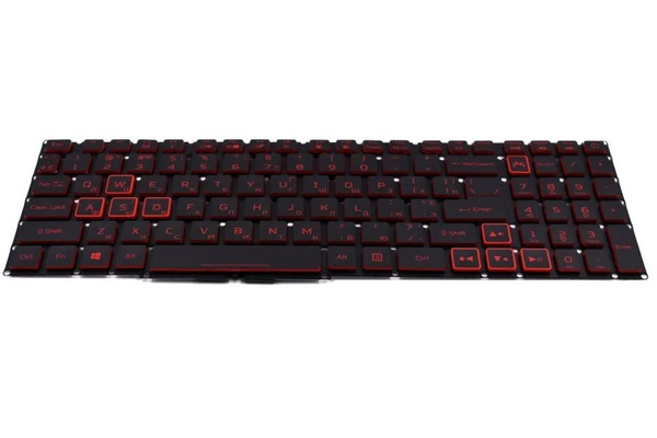 Клавиатура для Acer N20C1 N18C3 с красными буквами с подсветкой Ноутбук ...