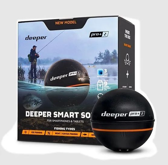Беспроводной эхолот DEEPER SONAR PRO+2 (WI-FI, GPS) купить на OZON по ...