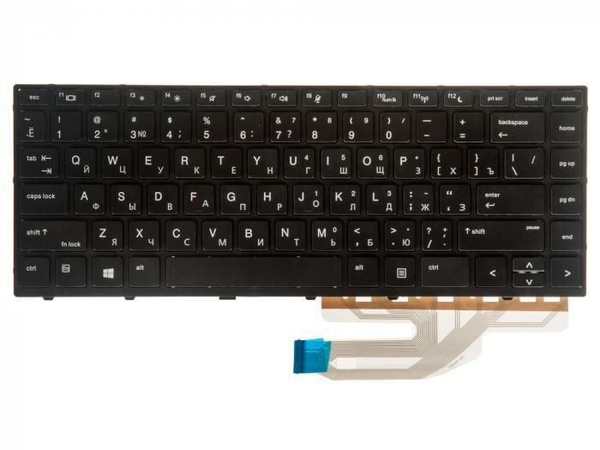 Клавиатура для ноутбука HP Probook 430 G5, 440 G5, 445 G5 черная без ...