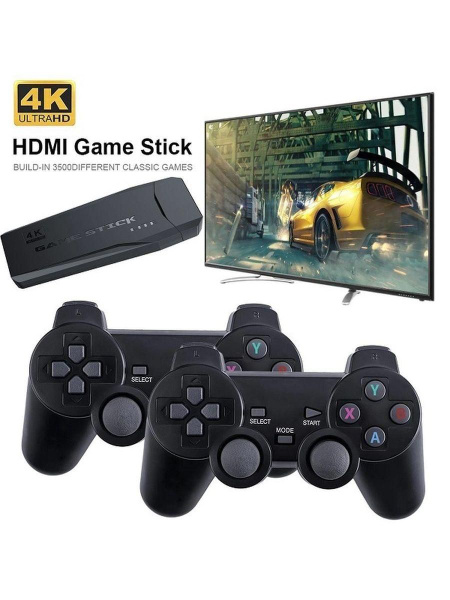 Игровая приставка Game Stick Lite 64 GB, 4K, 10000+ Ретро Игр для ...